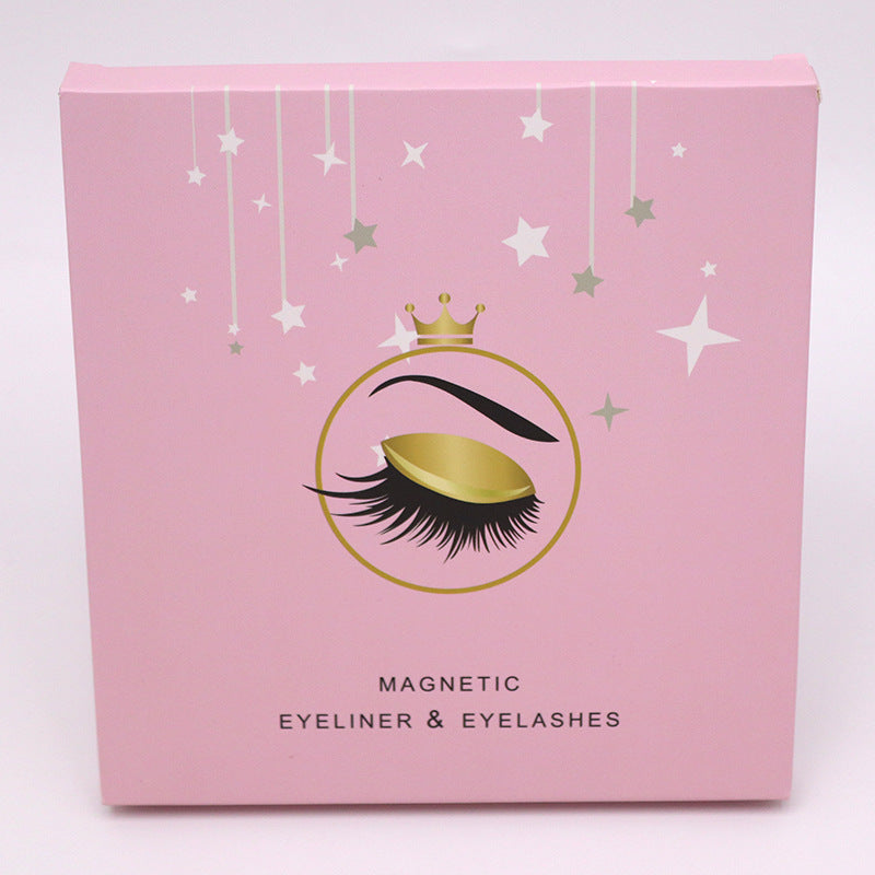 Magnetic Eyelashes with Eyeliner Set Reusable Mink Lashes