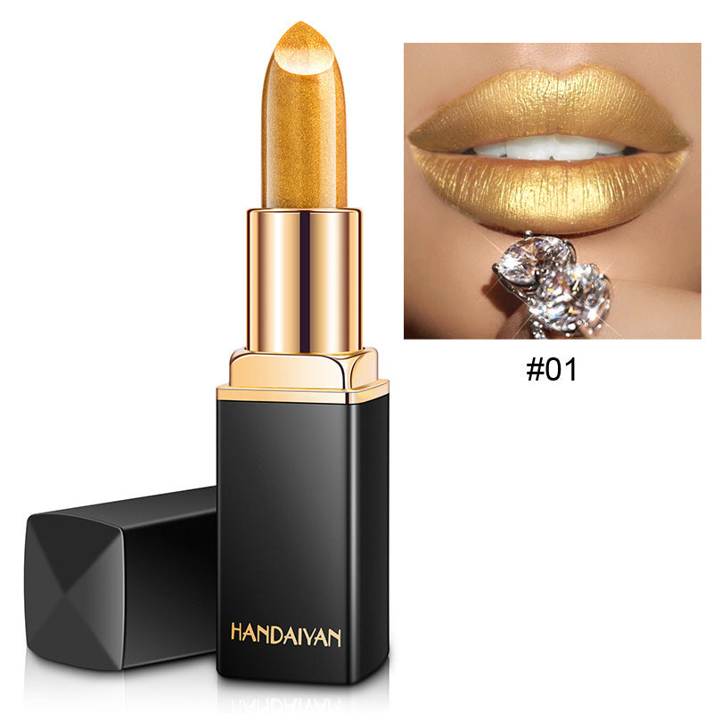 Shiny Metallic Color Changing Lipstick
