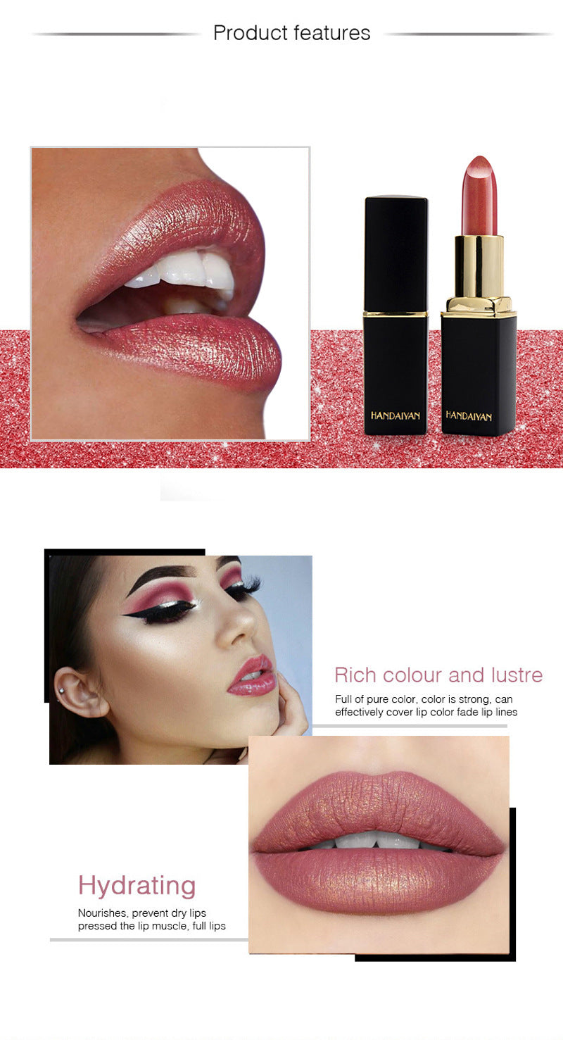 Shiny Metallic Color Changing Lipstick