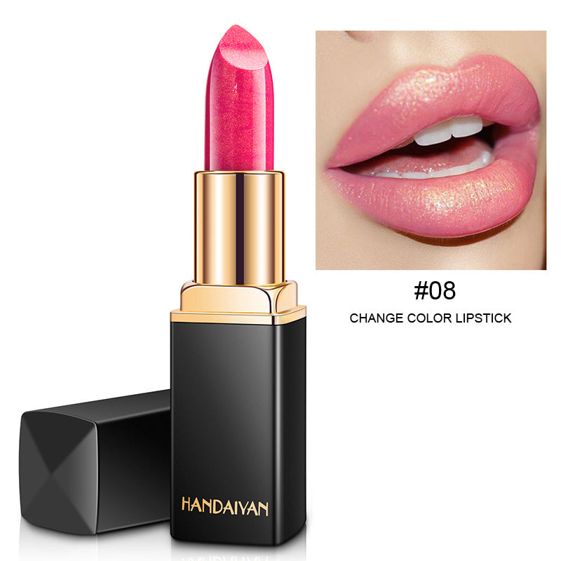Shiny Metallic Color Changing Lipstick