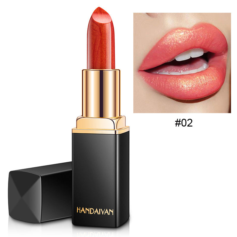 Shiny Metallic Color Changing Lipstick
