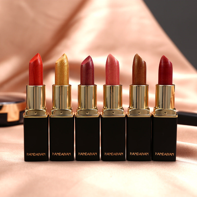Shiny Metallic Color Changing Lipstick