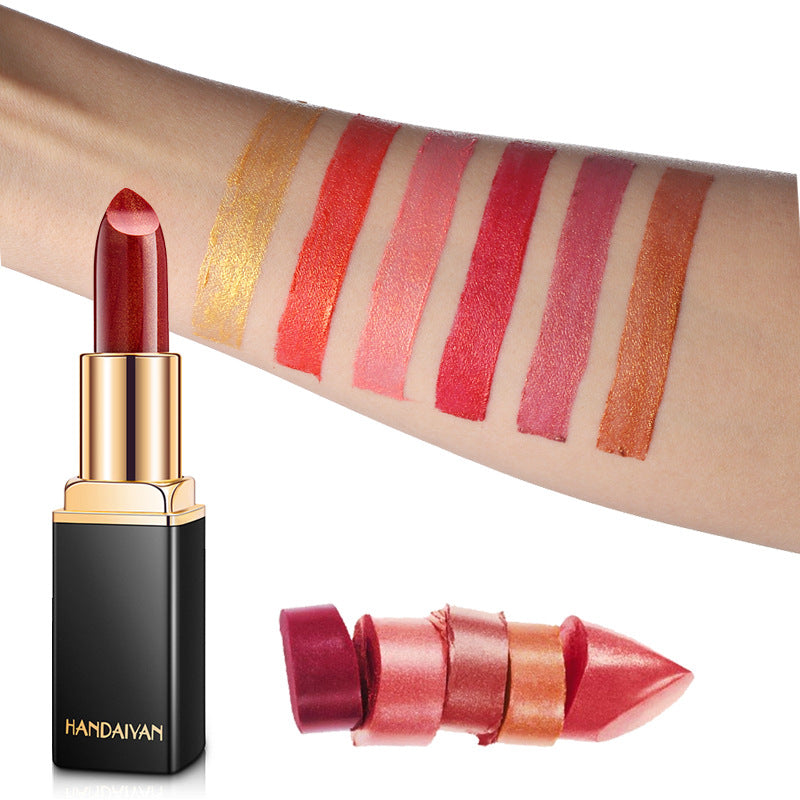 Shiny Metallic Color Changing Lipstick