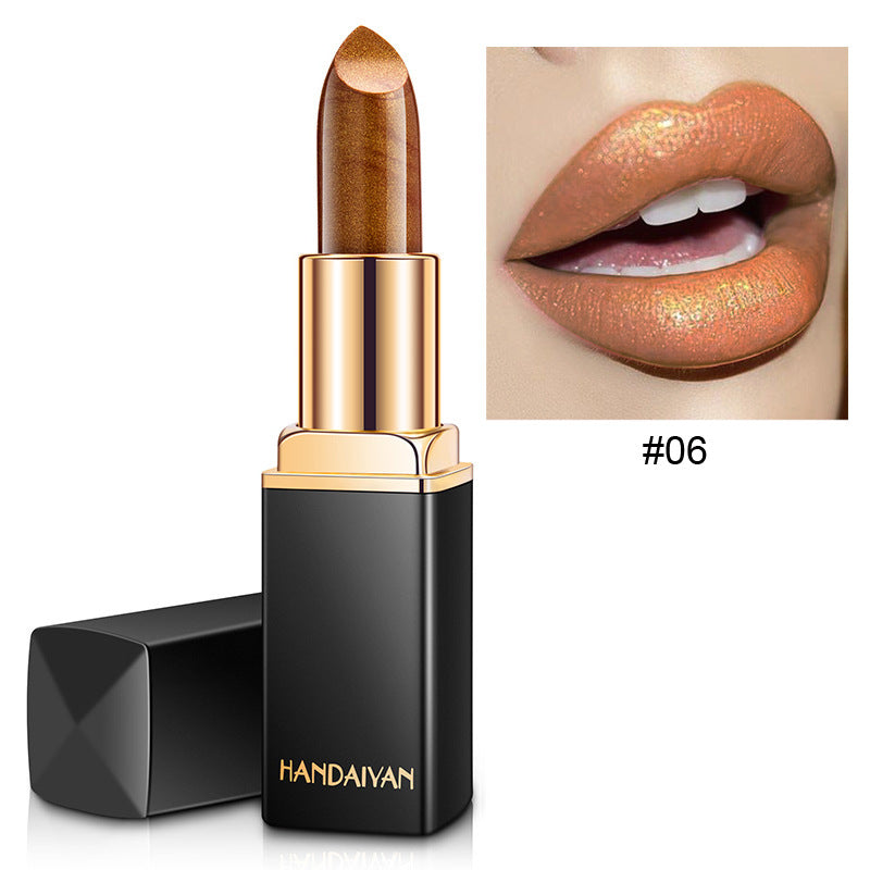 Shiny Metallic Color Changing Lipstick