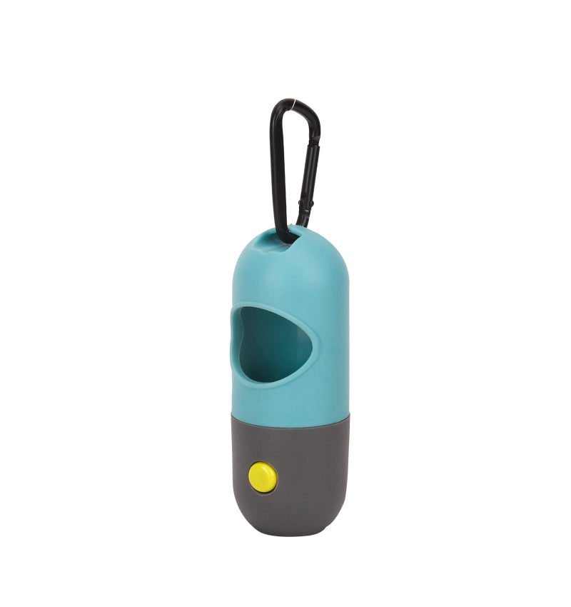 LED Pet Waste Bag Dispenser Portable Dog Poop Bag Holder