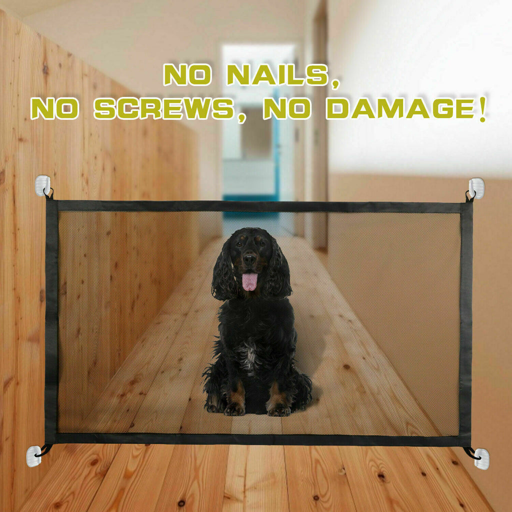 Portable Pet Safety Mesh Gate Fence