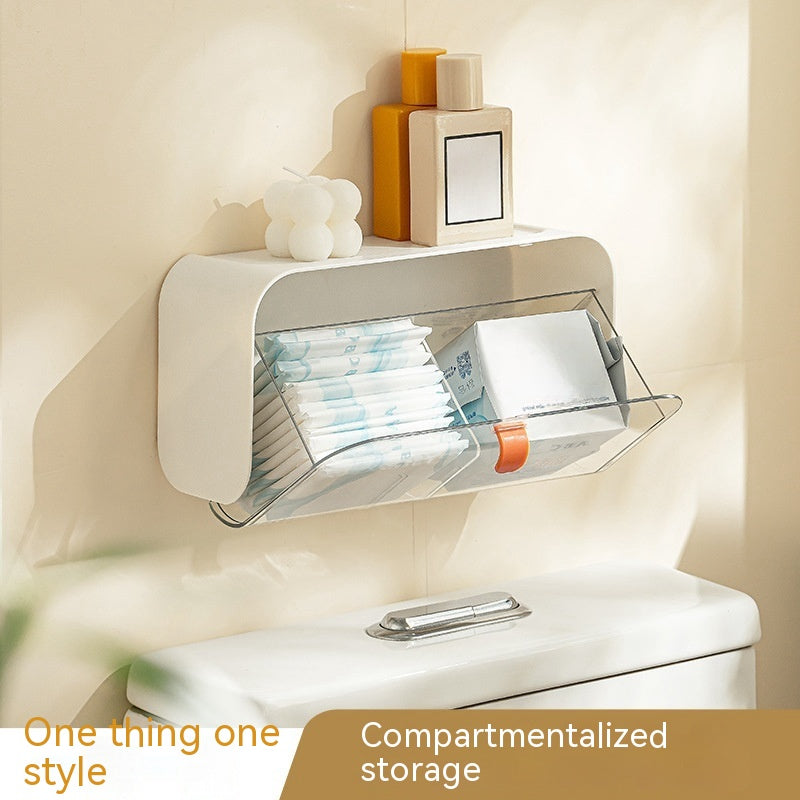 Wall Mounted Bathroom Storage Organizer