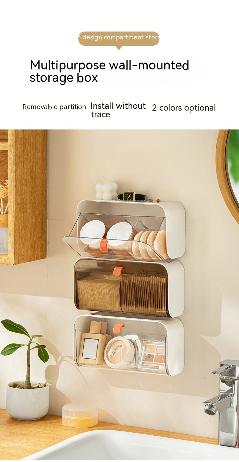 Wall Mounted Bathroom Storage Organizer
