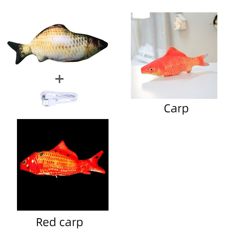 Electric Jumping Fish Cat Toy