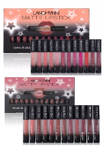 Matte Velvet Waterproof Long Lasting Lipstick Set