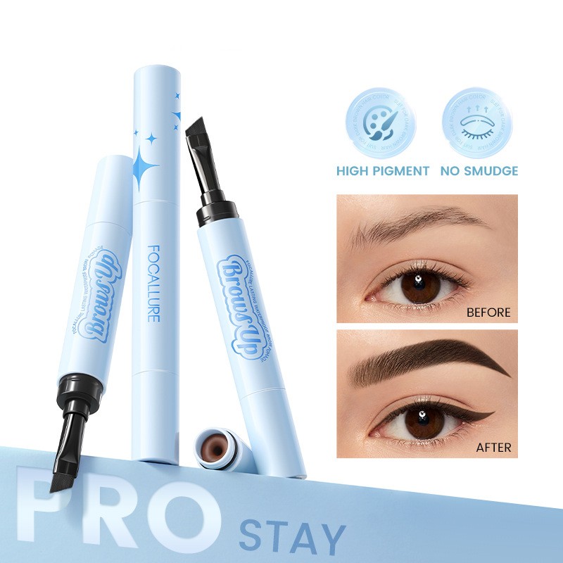 2-in-1 3D Eyebrow Gel Eyeliner Pencil Waterproof