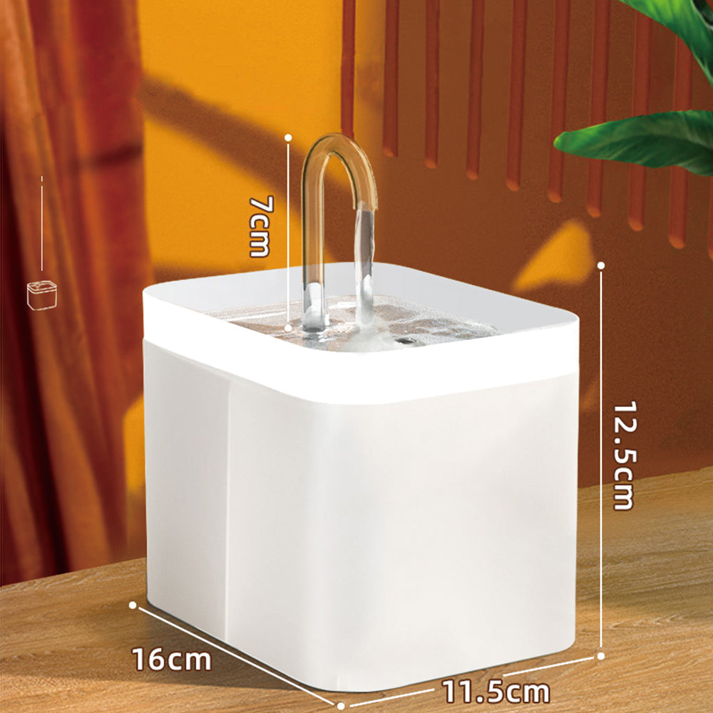 Automatic Cat Water Fountain USB Filter Dispenser