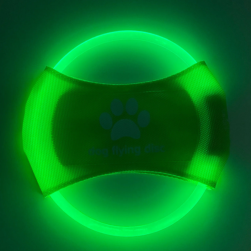 LED Glow Flying Disc Dog Toy