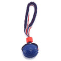 Interactive Dog Chew Ball Toy with Rope