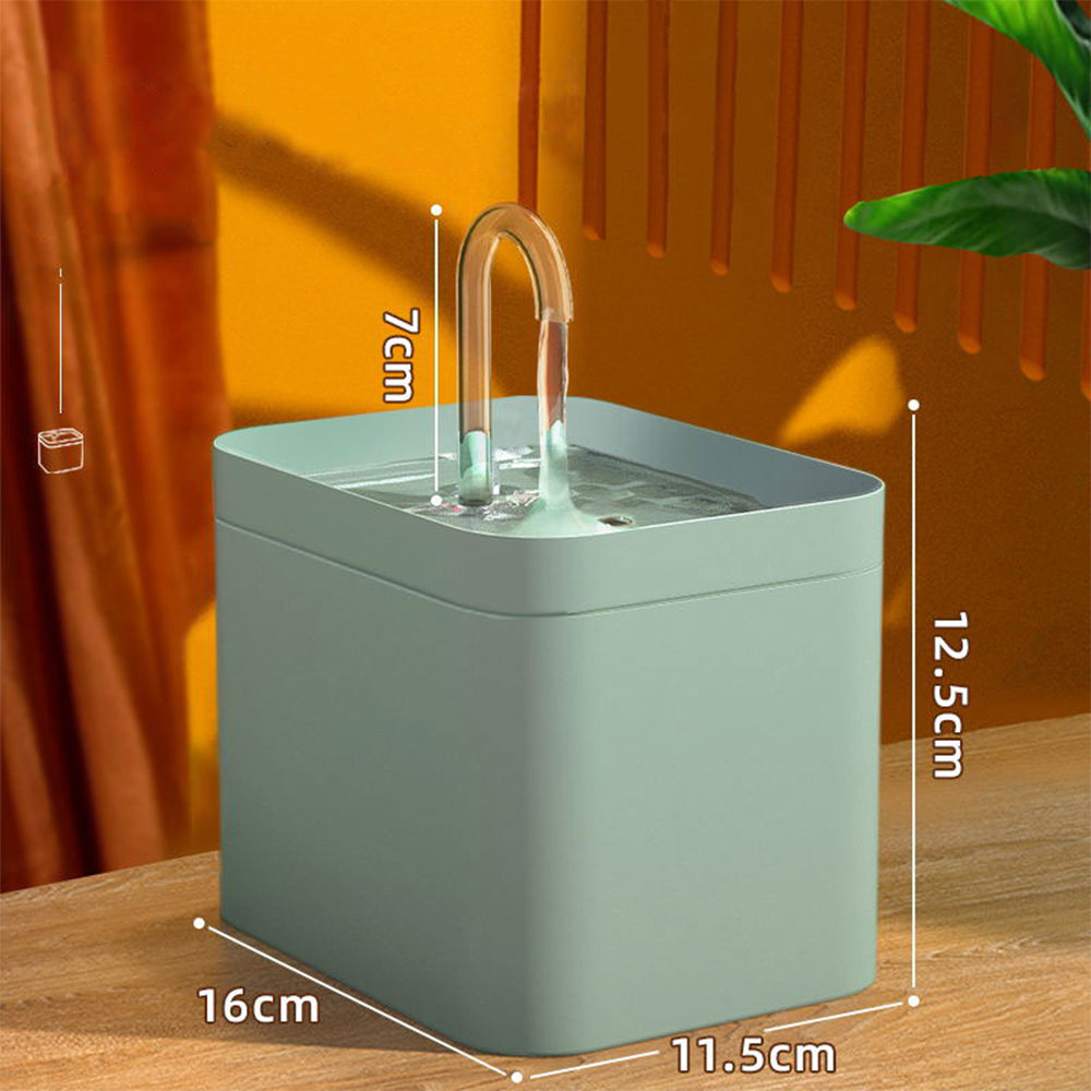 Automatic Cat Water Fountain USB Filter Dispenser