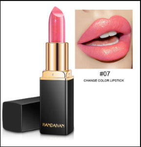 Shiny Metallic Color Changing Lipstick