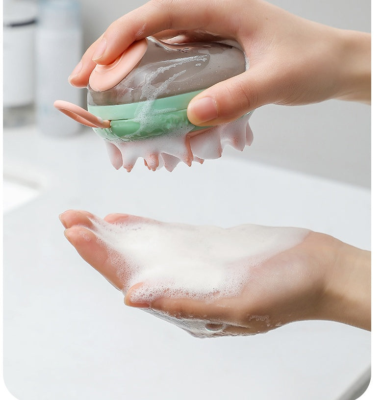 2-in-1 Pet Bathing & Grooming Massage Brush