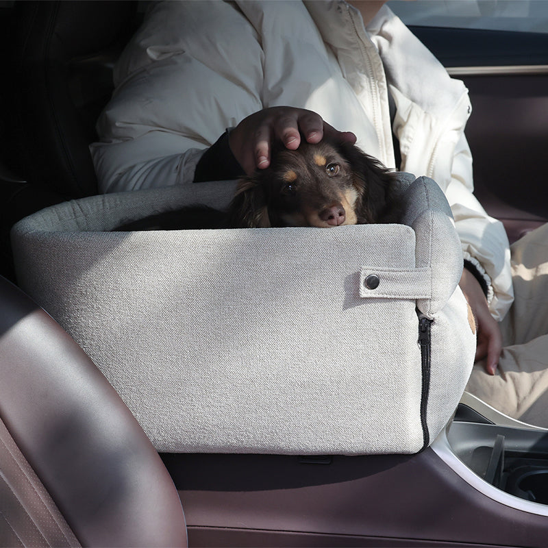Portable Dog Car Seat Bed Carrier