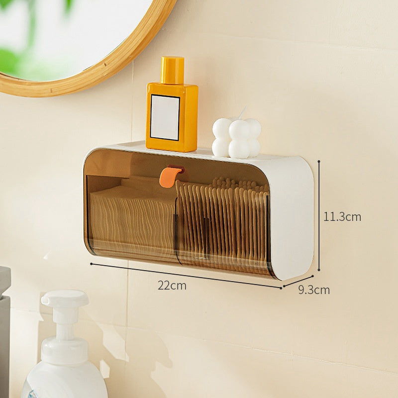 Wall Mounted Bathroom Storage Organizer