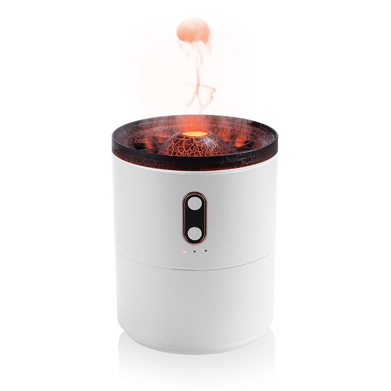 LED Volcanic Flame Essential Oil Humidifier